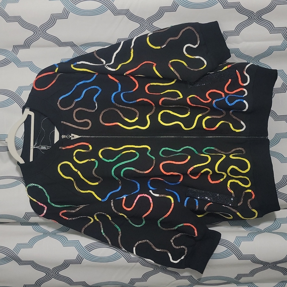 New cotton jacket with embellishments
